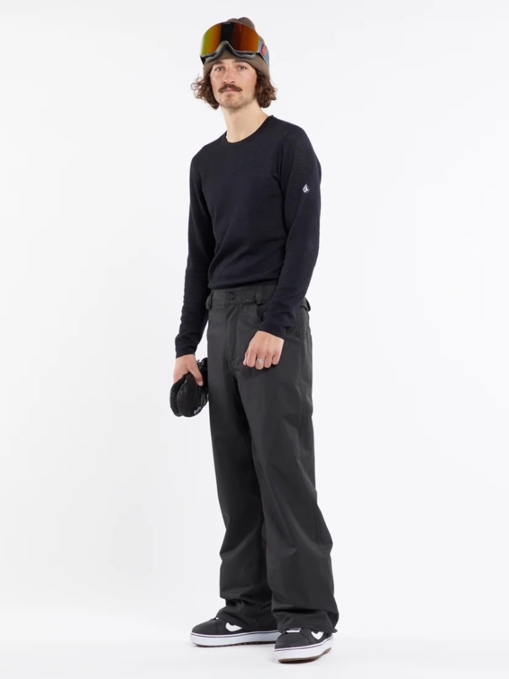 Men's VOLCOM Black 5 Pocket Snowboard Ski Snow Pants XS